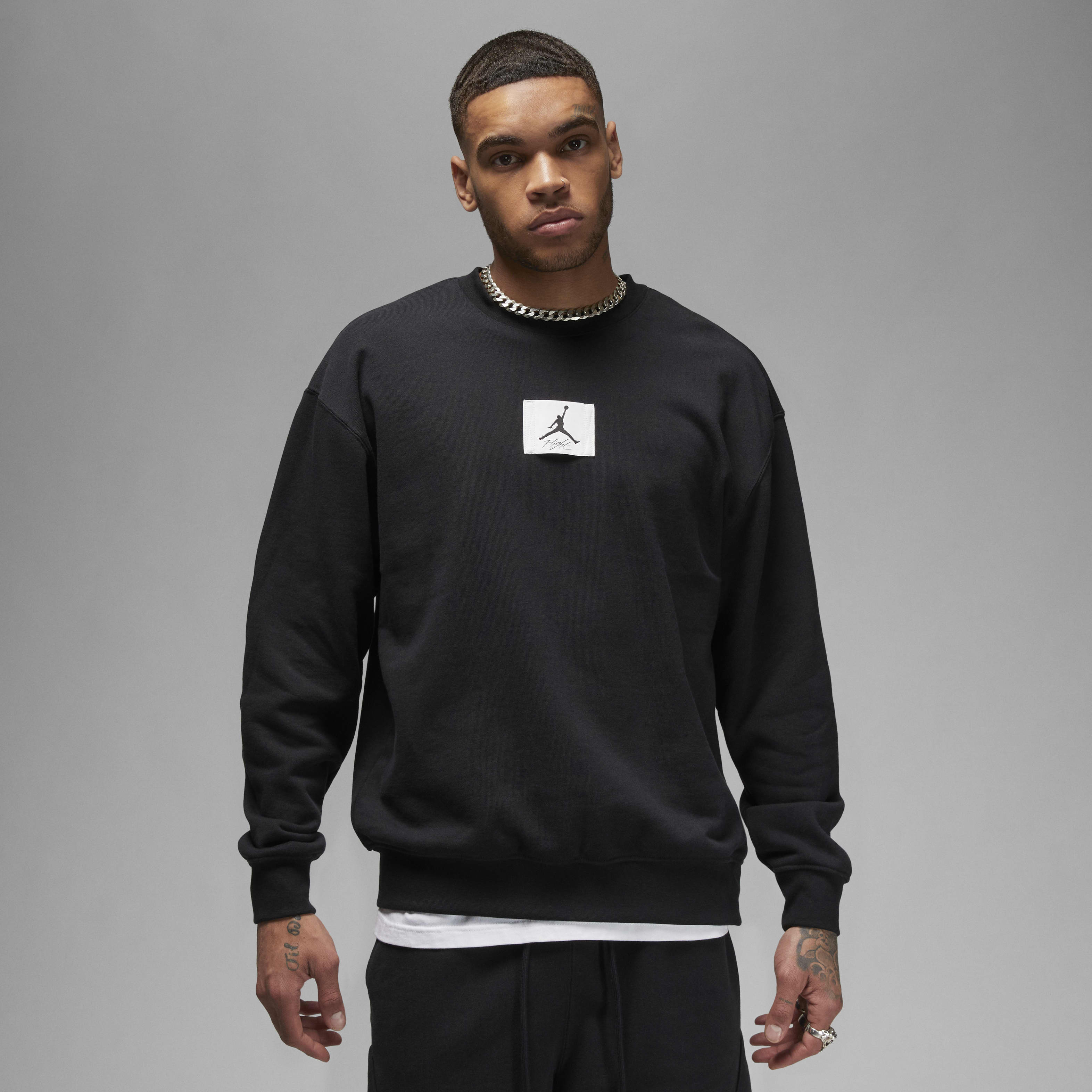 Nike Jordan Essentials Men s Fleece Crew Neck Sweatshirt King s Cross